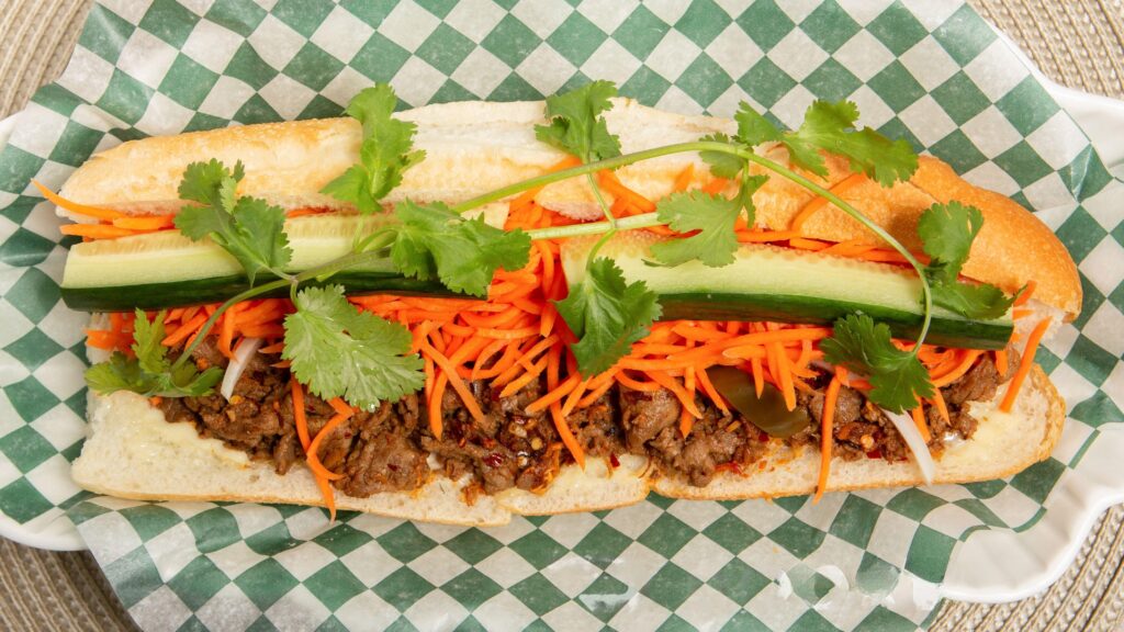 Banh Mi Vietnamese Submarine Sandwich